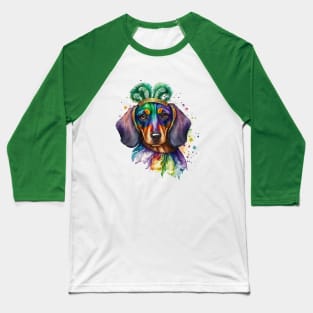 DACHSHUND MARDI GRAS 2024 Baseball T-Shirt